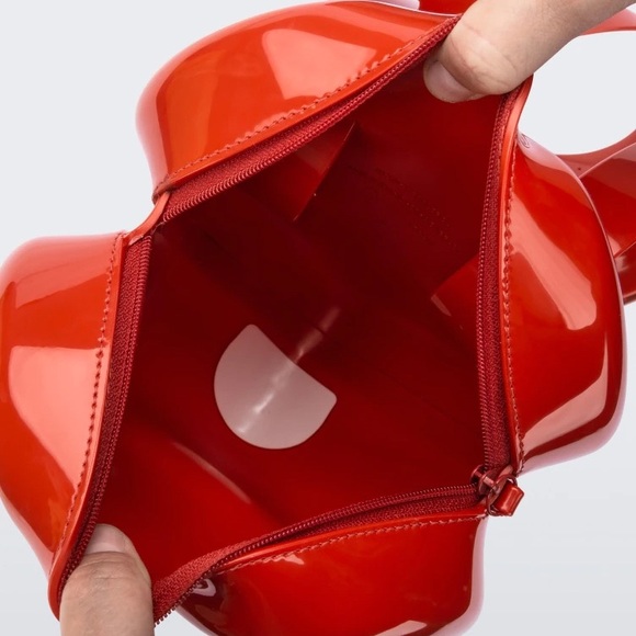 Mini Melissa Bag Jelly Pop Melting Heart Red - Picture 10 of 11